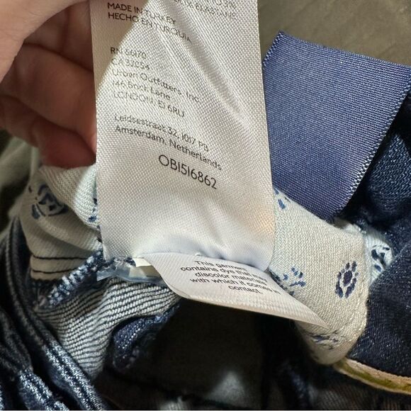 PILCRO dark wash denim trouser slant pockets - Picture 6 of 8